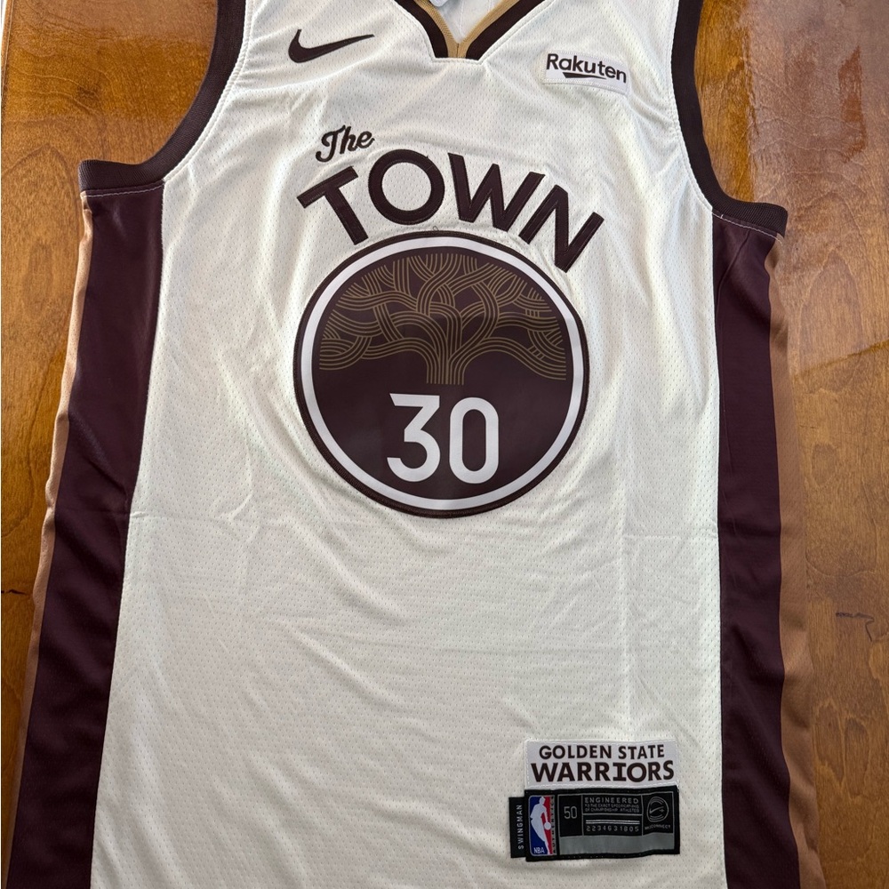 Steph Curry Golden State Warriors 'The Town' #30 Jersey - size 50 (XL)